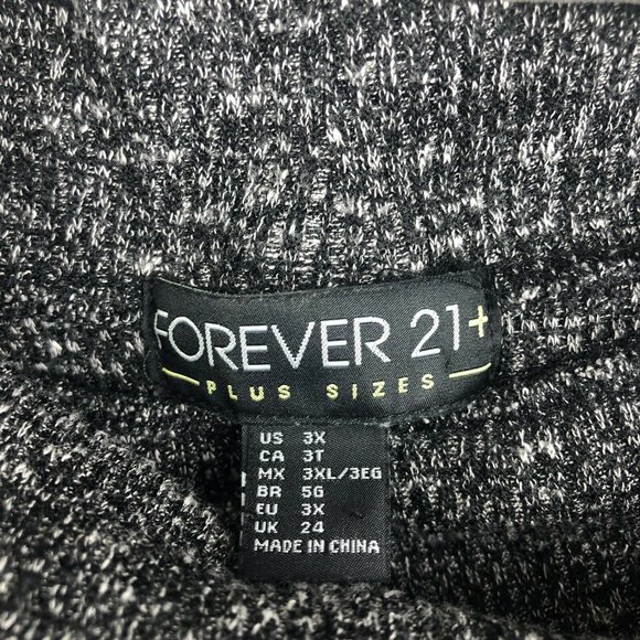 Forever 21 Women's Marled Off Shoulder Gray Dress - Picture 3 of 5